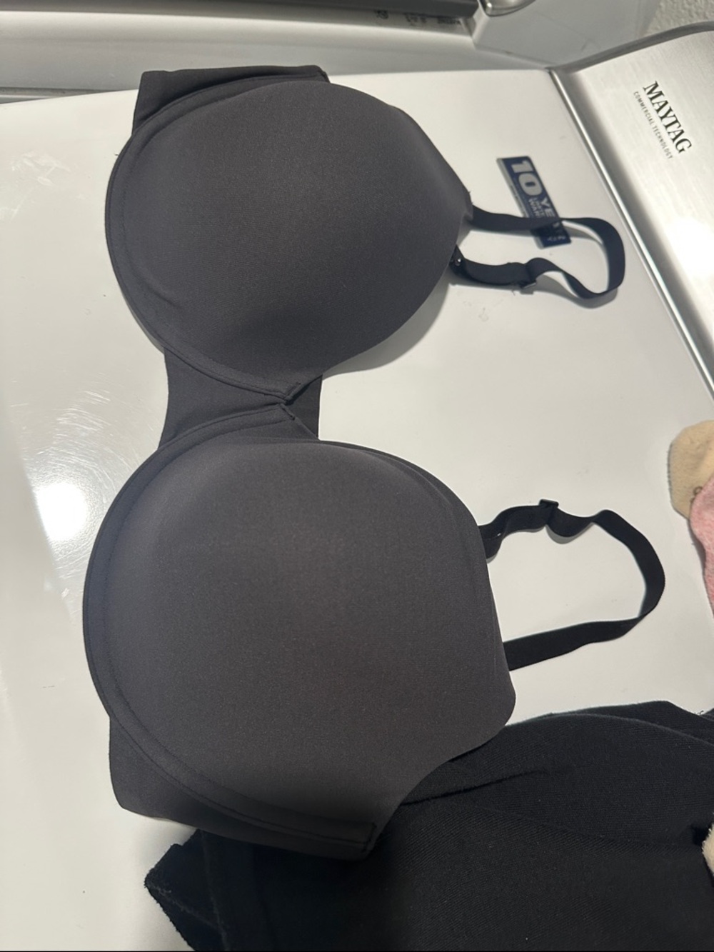 SKIMS Black T-Shirt Bra
